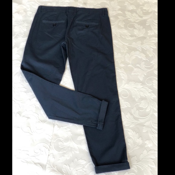 VINCE 💙Boyfriend Trouser Pants Slate Blue NEW - Picture 5 of 8